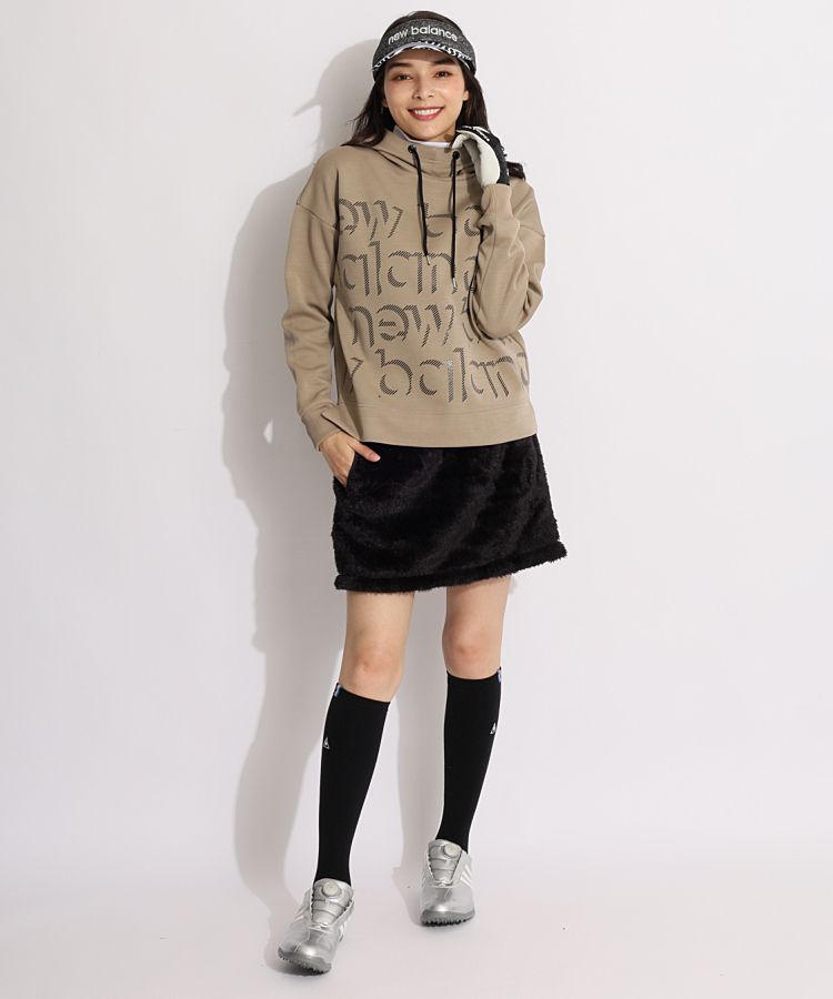 ピン PN 【ストレッチ】ボアフリーススカート レディースゴルフウェア