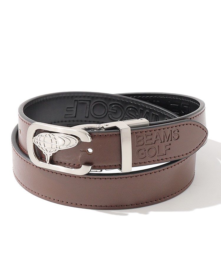 BEAMS GOLF シルバー編み込みベルト 超美品】ビームスゴルフ メッシュ