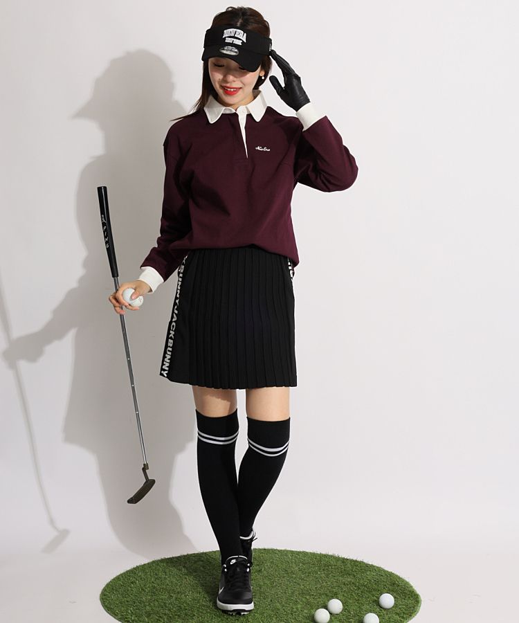 極美品❗️マスターバニー　0/S ニットスカート　3Dロゴ グレー　春秋 極美品❗️マスターバニー 0/S ニットスカート 3Dロゴ グレー