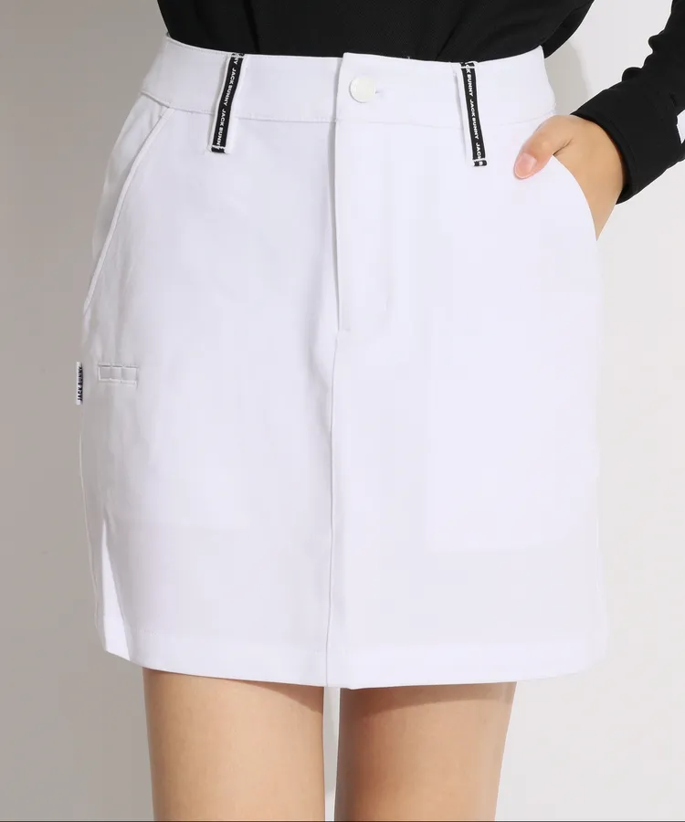 ジャックバニー JB 一体型ぺチパンツ付バックロゴツイルスカート