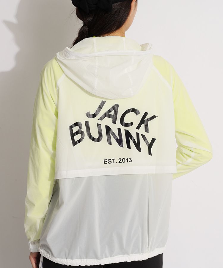 ジャックバニー JB バックプリントシースルータフタパーカー