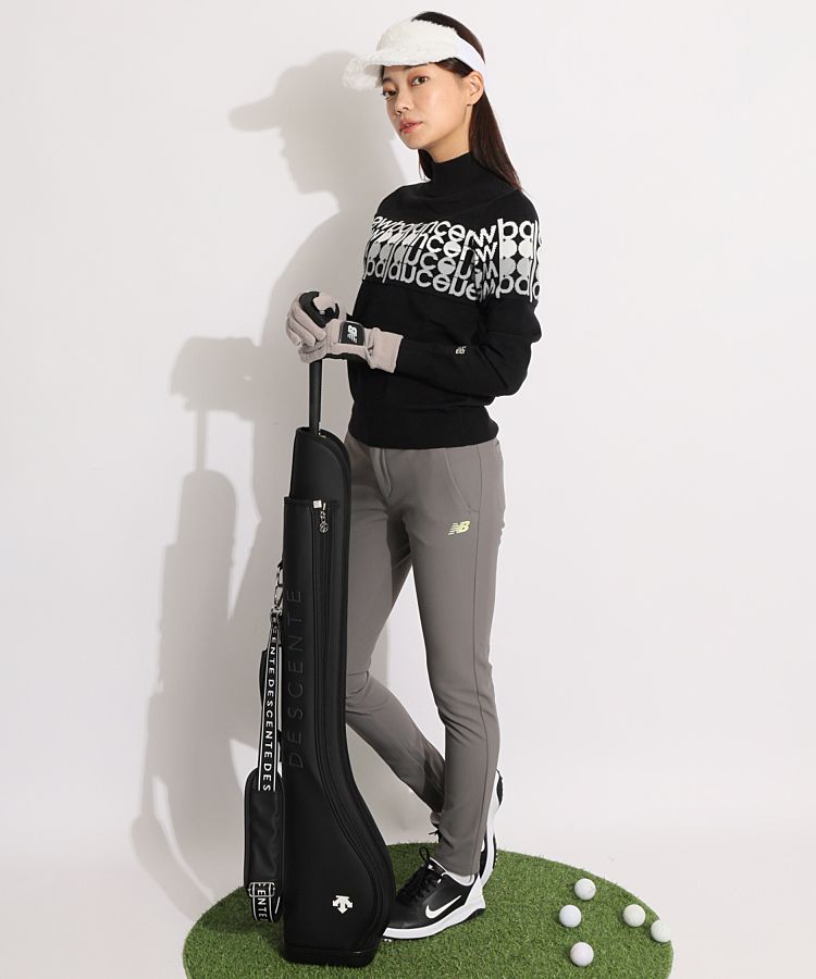 DESCENTE GOLF デサントゴルフ　ゴルフパンツ　ロゴライン　レディース DESCENTE セール GOLF デサントゴルフ レディース ゴルフウェア