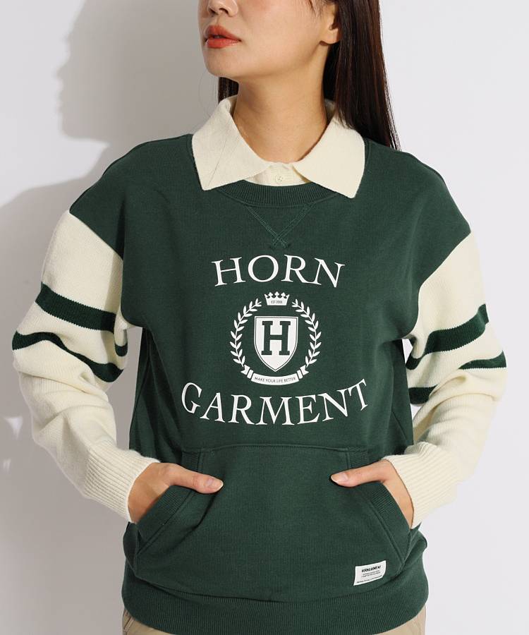 HORN GARMENT 中綿プルオーバー　レディース HORN GARMENT 中綿プルオーバー レディース