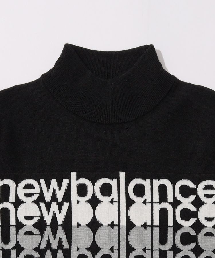 ニューバランスゴルフ NB 【蓄熱保温】繰り返しロゴハイネックニット