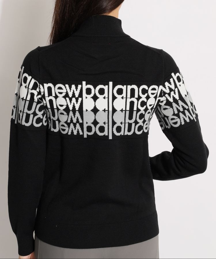 ニューバランスゴルフ NB 【蓄熱保温】繰り返しロゴハイネックニット