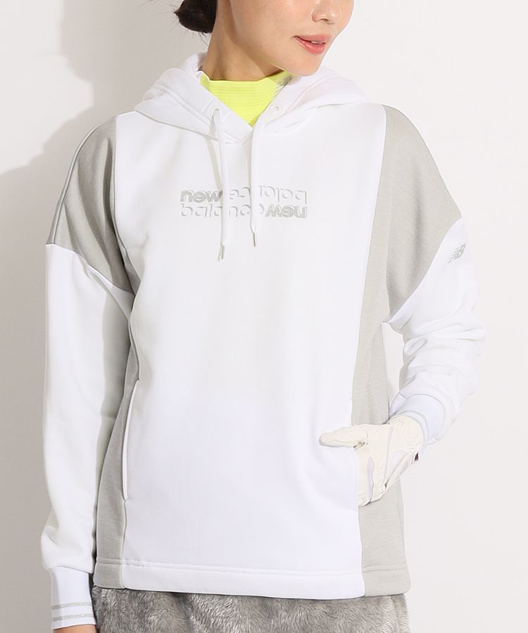 サイズ：1 NEW BALANCE GOLF ニューバランス  裏起毛 スウェットパーカー  ブラック系 [240101349581] ゴルフウェア レディース ストスト New Balance Golf 【40％OFFセール】パーカー レディース