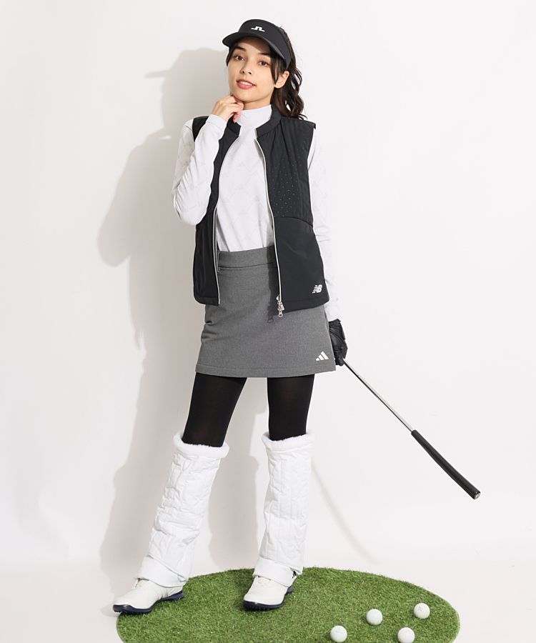 【新品】adidas callaway ゴルフウェア　スカート　レッグウォーマー アディダスゴルフ AG シンプル中綿レッグウォーマー レディース