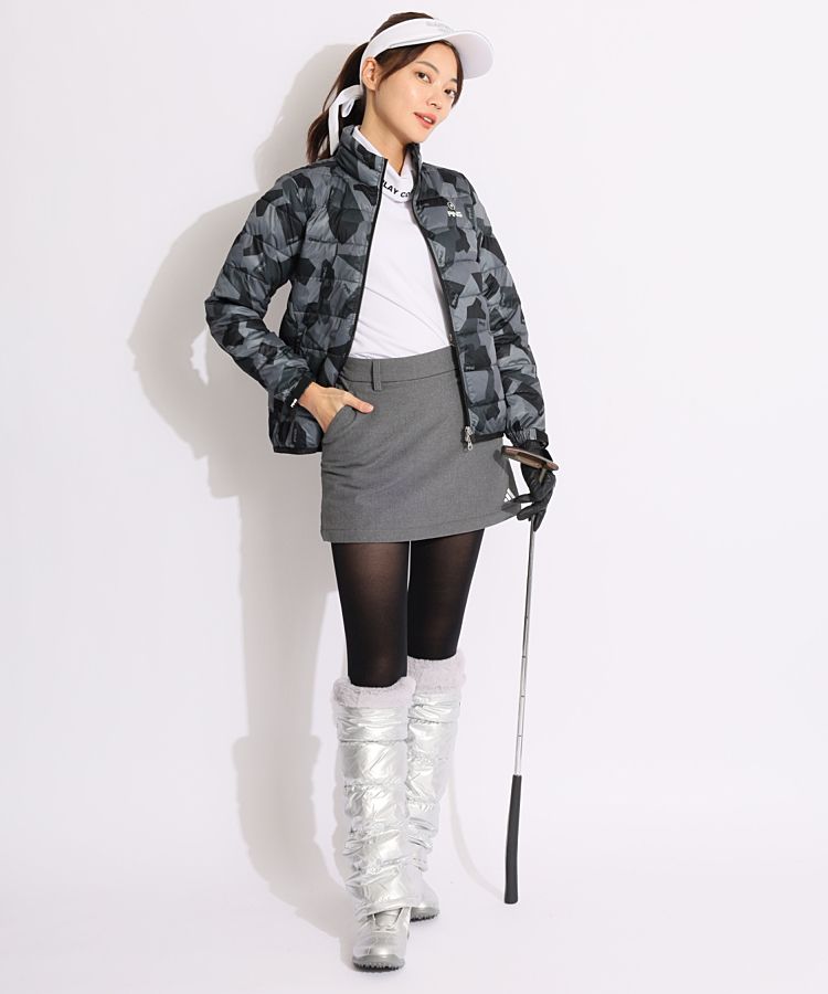 新品タグ付⛳️定価26950円アディダスゴルフ秋冬　セット　L 裏起毛スカート アディダスゴルフ AG 一体型ペチパンツ付き裏起毛スカート