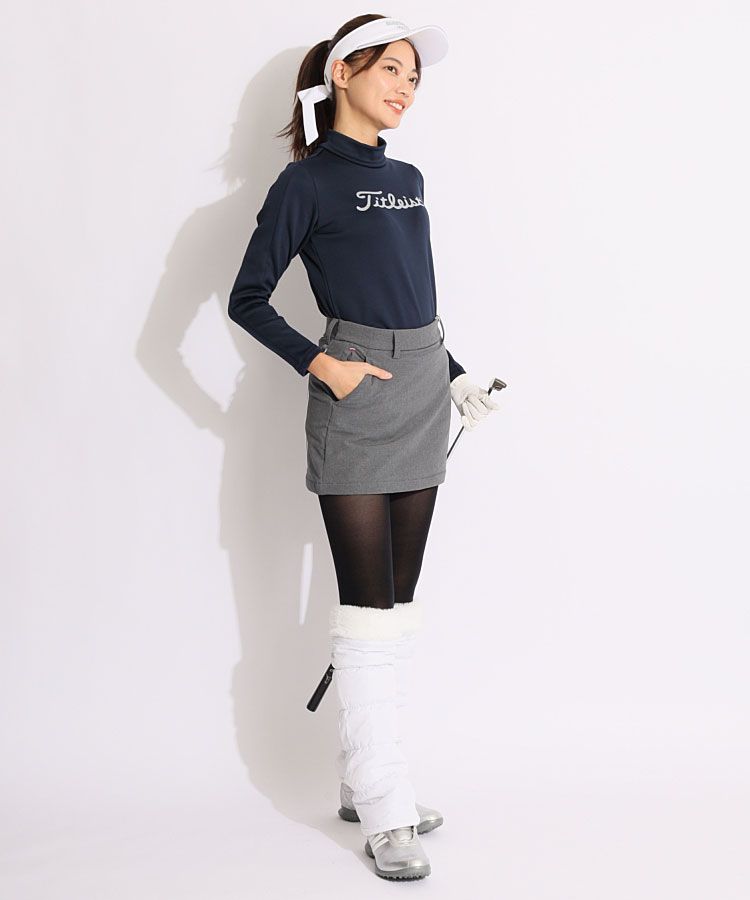 アディダスゴルフ AG 一体型ペチパンツ付き裏起毛スカート レディース