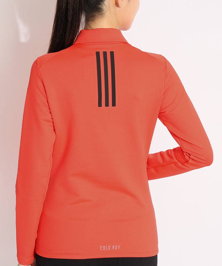 AG 【速乾保温】ハーフジップ長袖カットソー