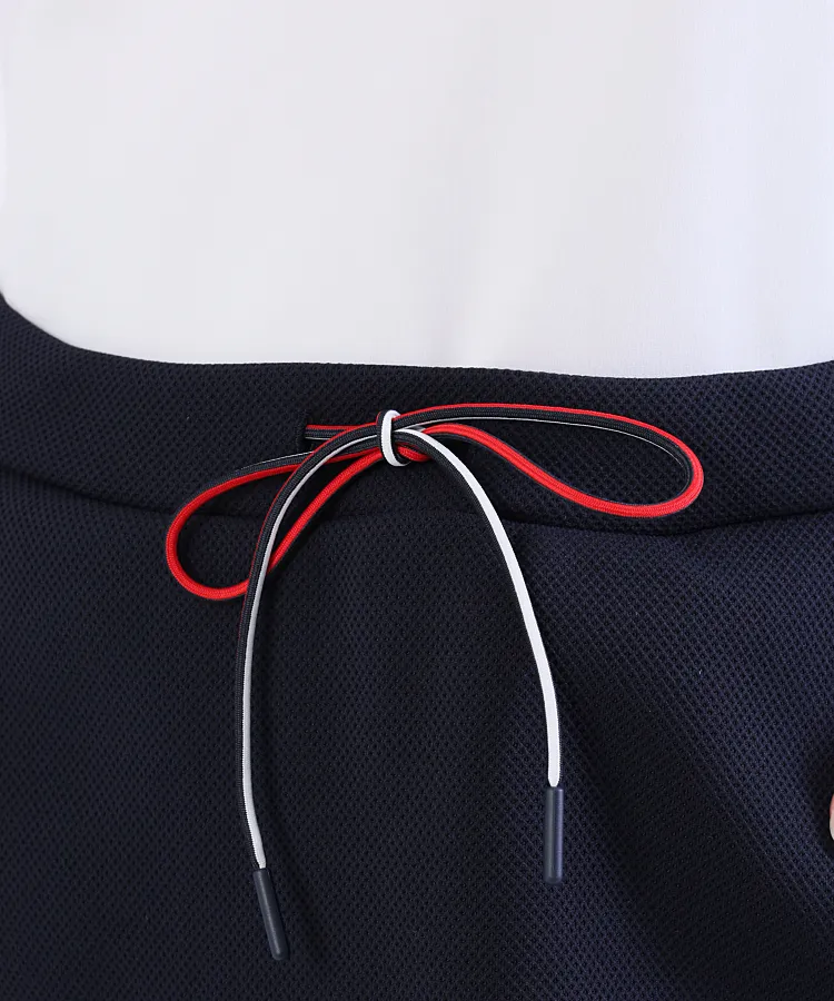 トミーヒルフィガーネイビー ハイネックワンピース Sサイズ紺色 トミーヒルフィガーゴルフ TH 異素材切替ハイネックワンピース