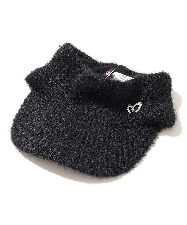 マスターバニー MB ファー切替タフタレッグウォーマー レディース