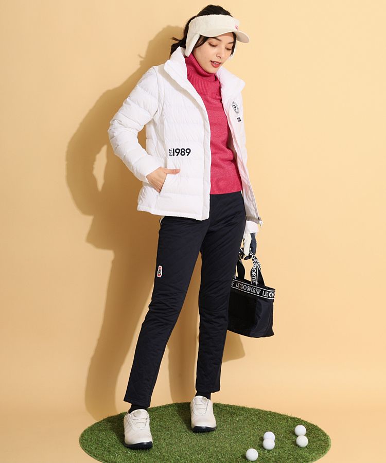 パーリーゲイツ PG 収納袋付きバックロゴ2WAYダウンジャケット