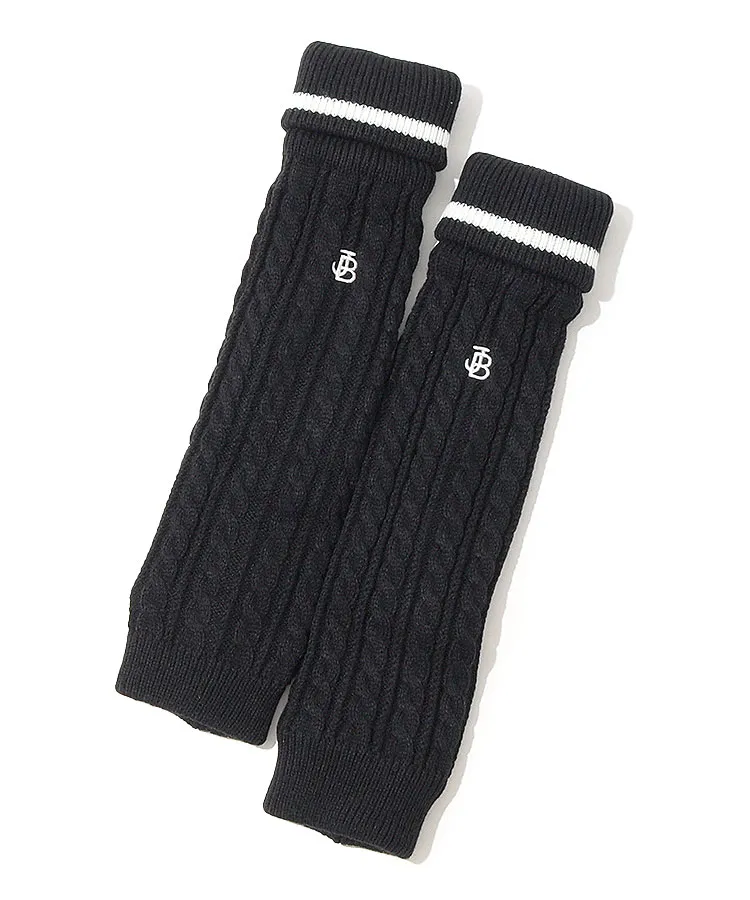 大勧め ジャックバニー レディース ケーブル編みレッグウォーマー JB ラウンド用品・アクセサリー