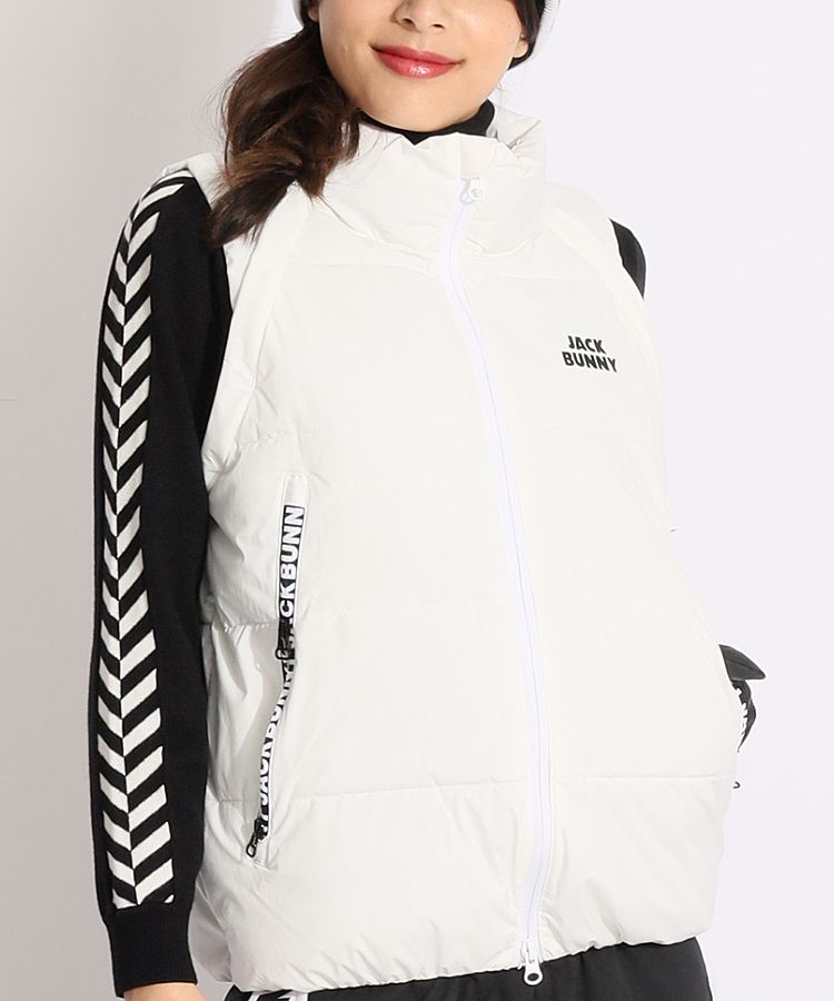 ジャックバニー JB 2WAYロゴジップベストブルゾン レディースゴルフ