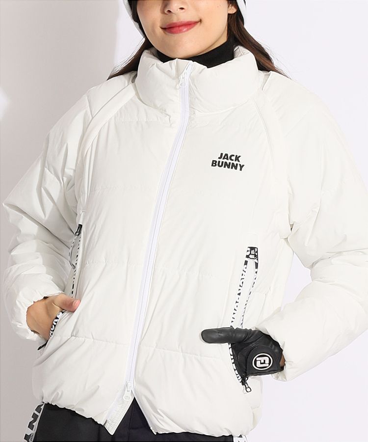 ジャックバニー JB 2WAYロゴジップベストブルゾン レディースゴルフ