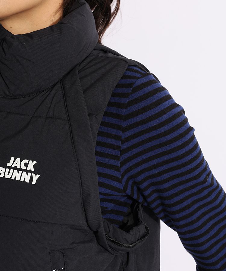 ジャックバニー JB 2WAYロゴジップベストブルゾン レディースゴルフ