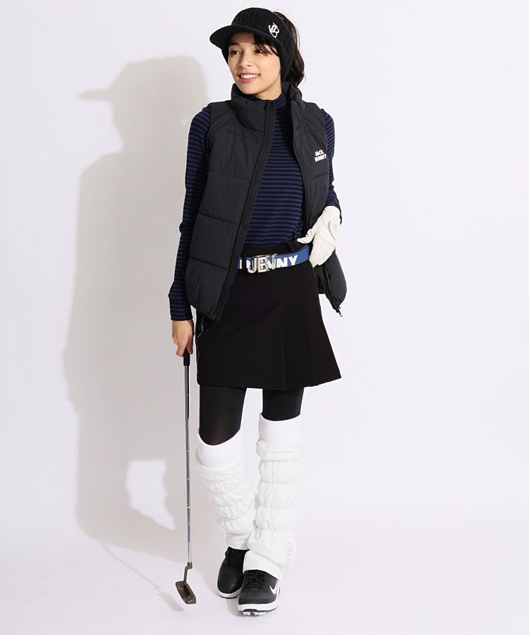 ジャックバニー JB 2WAYロゴジップベストブルゾン レディースゴルフ