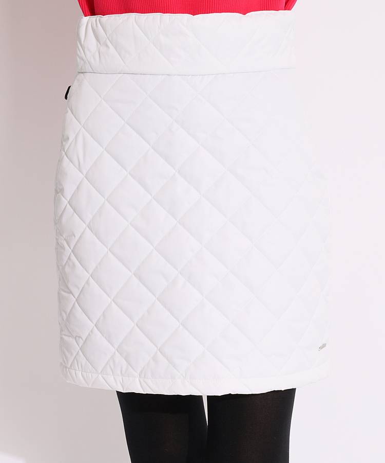 AS 【11/11までタイムセール】バイアスキルトハイウエスト中綿スカート