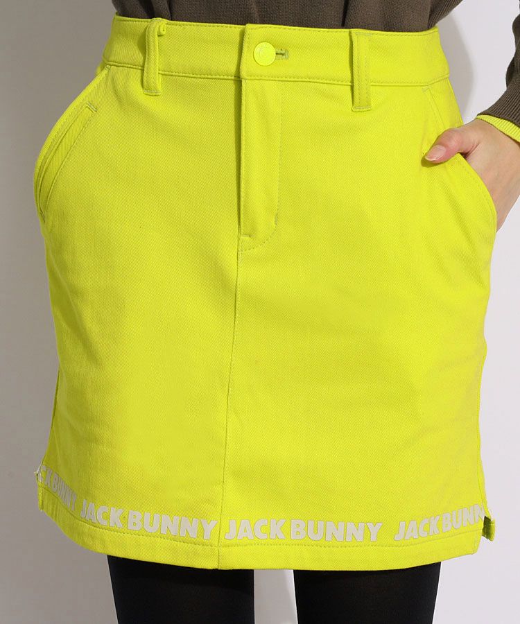 ジャックバニー JB 4WAYストレッチ一体型ペチパンツ裏起毛裾ロゴ