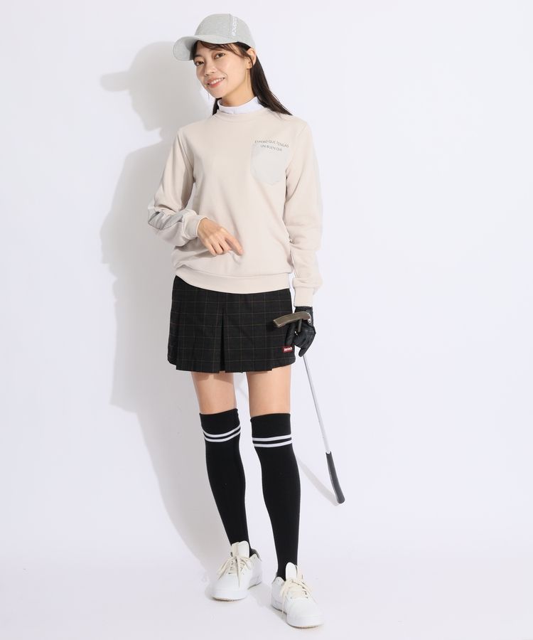 ⭐︎人気　admiral ゴルフ　スカート⭐︎ アドミラルゴルフ AM フロントタック起毛チェックキュロット
