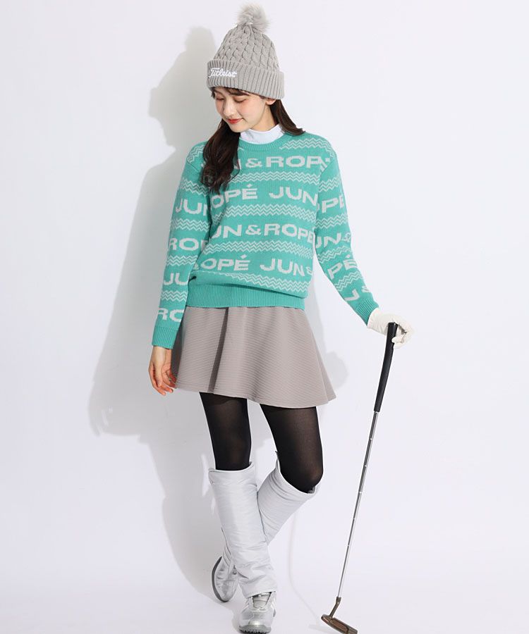 タイトリストアウトレット TL ポンポン付きケーブル編みニット帽