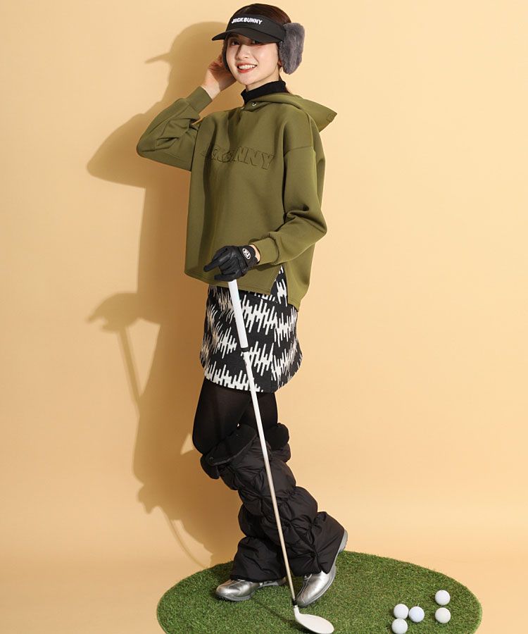 ジャックバニー JB フロントロゴファー耳当て付きサンバイザー