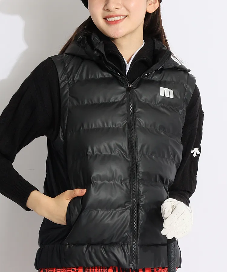 ビームスゴルフ BE リブラインクルーネックニットベスト