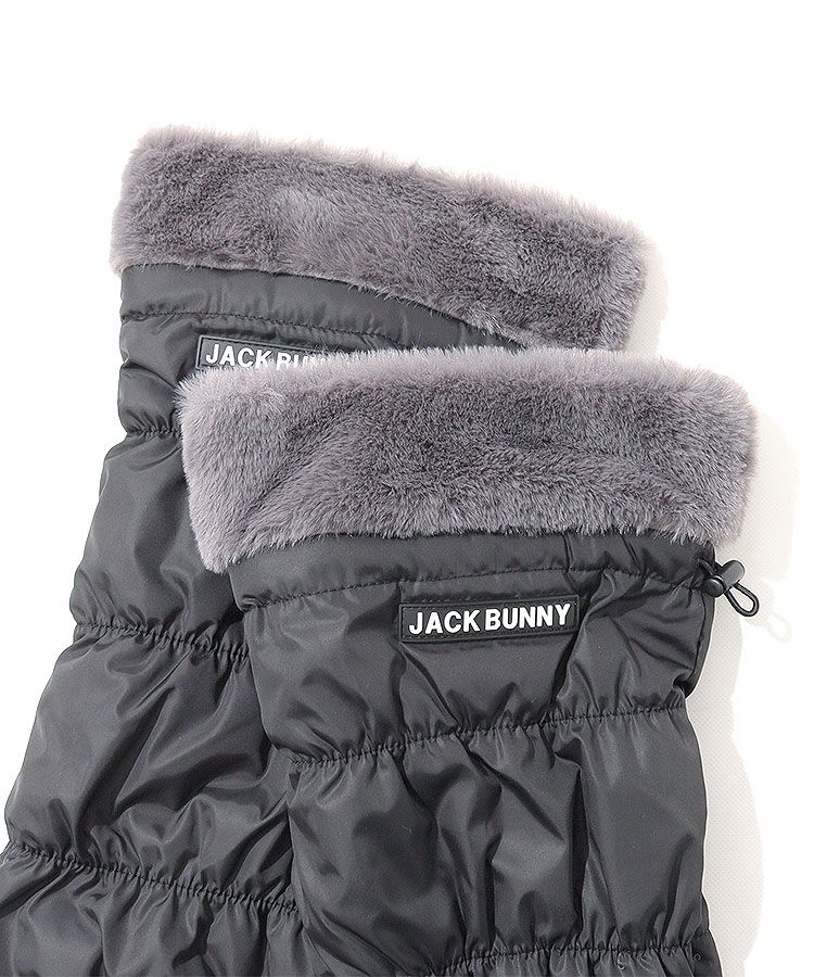 JACK BUNNY!! - ジャックバニー レッグウォーマー ジャックバニー JB ファー切替ロゴワッペン中綿レッグウォーマー