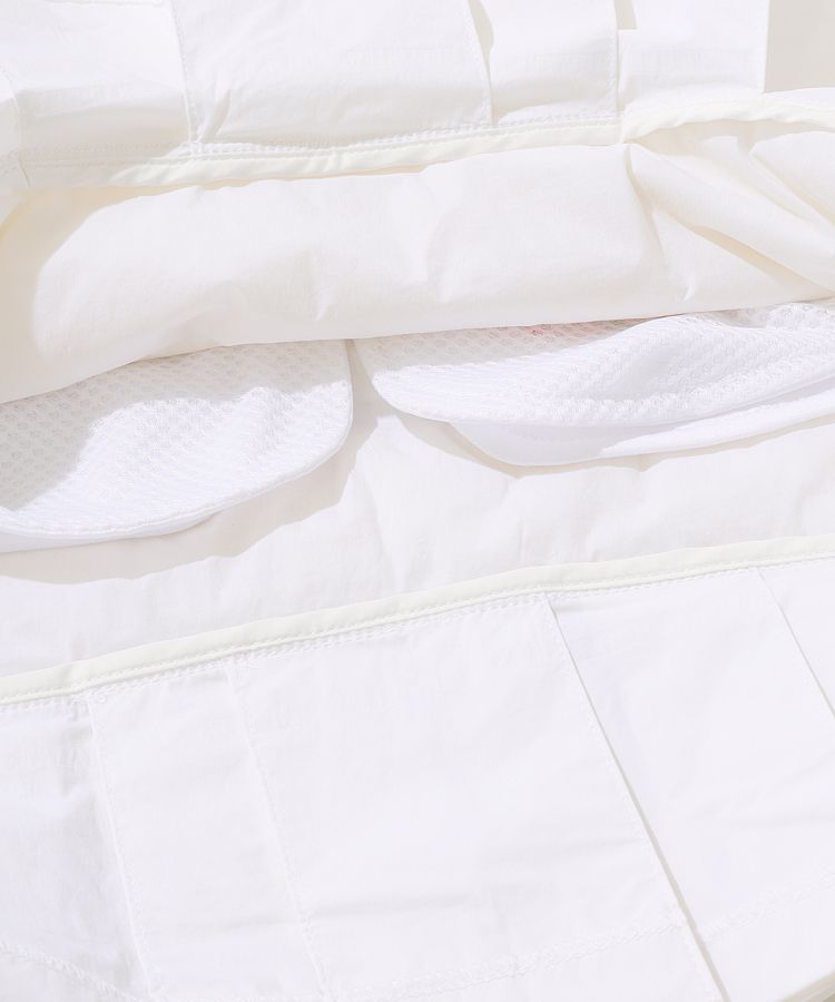 ニューバランスゴルフ　ダウンスカート　プリーツ　ウエストゴム　ホワイト　00 ニューバランスゴルフ NB 【吸湿発熱】ライトダウンプリーツスカート