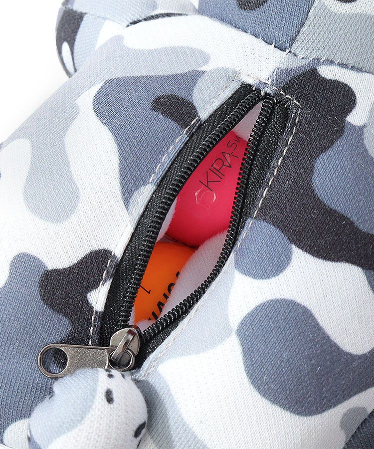 パーリーゲイツ PG デジタルカモフラ柄ぬいぐるみ型ボールポーチ