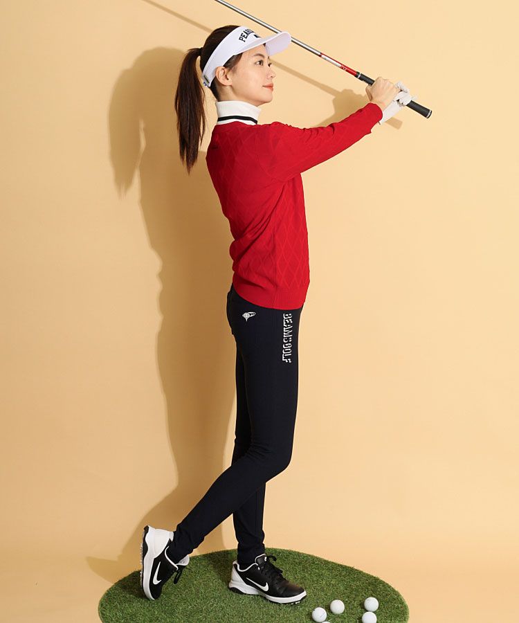 パーリーゲイツ PG 【リサイクル】ロゴワッペンツイルサンバイザー