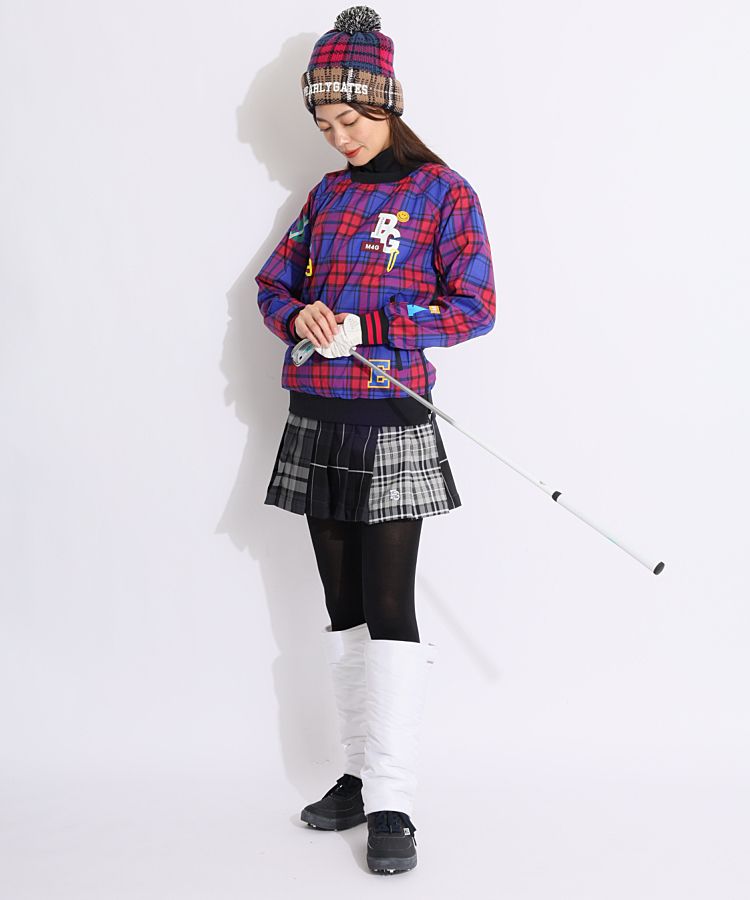 パーリーゲイツ★チェックニット帽 272679ca7ff99c5a01cb47bdc6368a