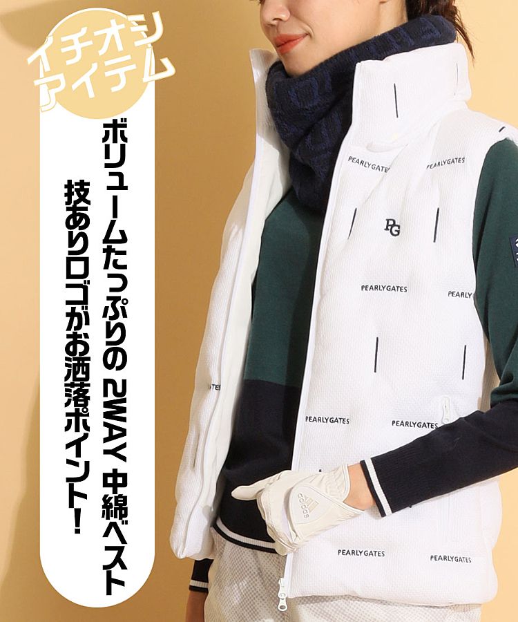 美品✨パーリーゲイツ ゴルフウェア 2way ライトダウンジャケット ベスト 黒 楽天市場】パーリーゲイツ ダウンベストの通販
