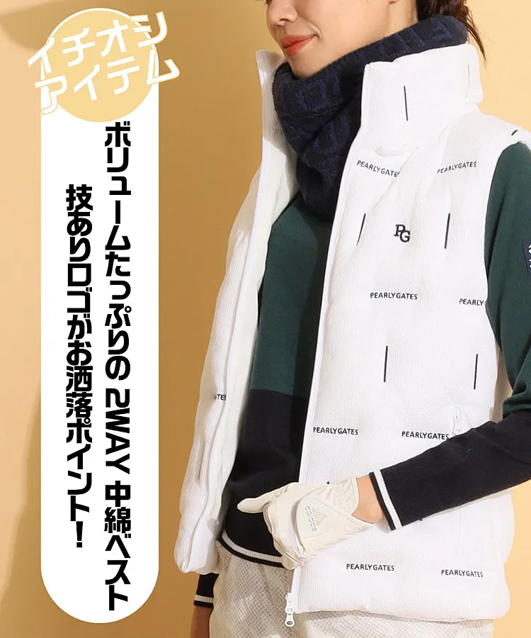 パーリーゲイツ ゴルフ 吸汗速乾 Vネック ニットベスト ウェア 定2.5万 5 PEARLY GATES (パーリーゲイツ) ゴルフウェア(トップス) メンズ