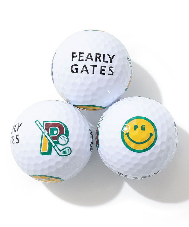 PEARLY GATES - パーリーゲイツ　ボールマーク パーリーゲイツ PG ボックス付きカレッジロゴボールセット