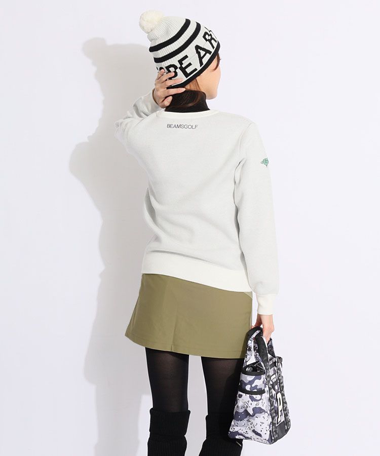 ディッセンバーメイ DM 一体型ペチパンツ付フロントボタン配色スカート