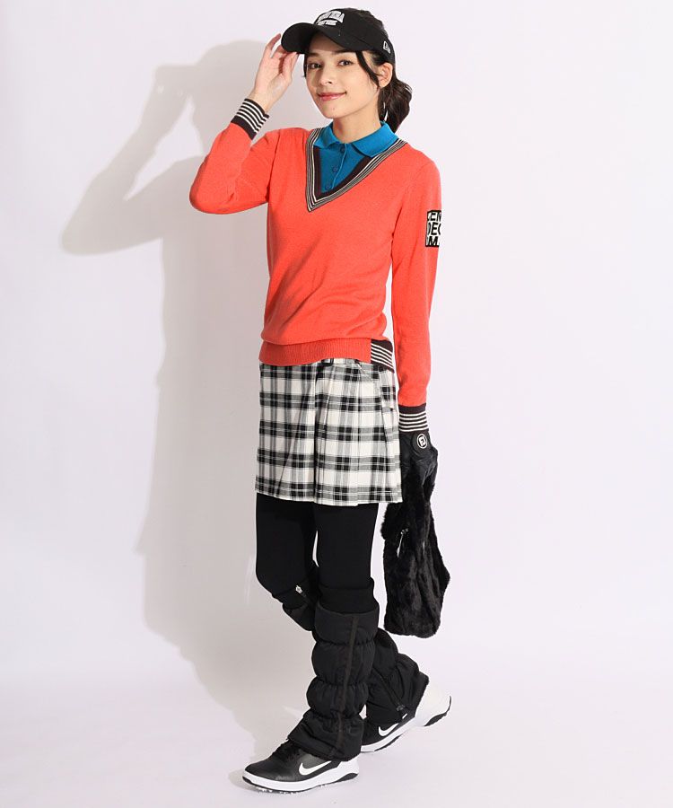 na様リクエスト商品ディセンバーメイセーター ディッセンバーメイ DM レイヤード風配色ニット レディース