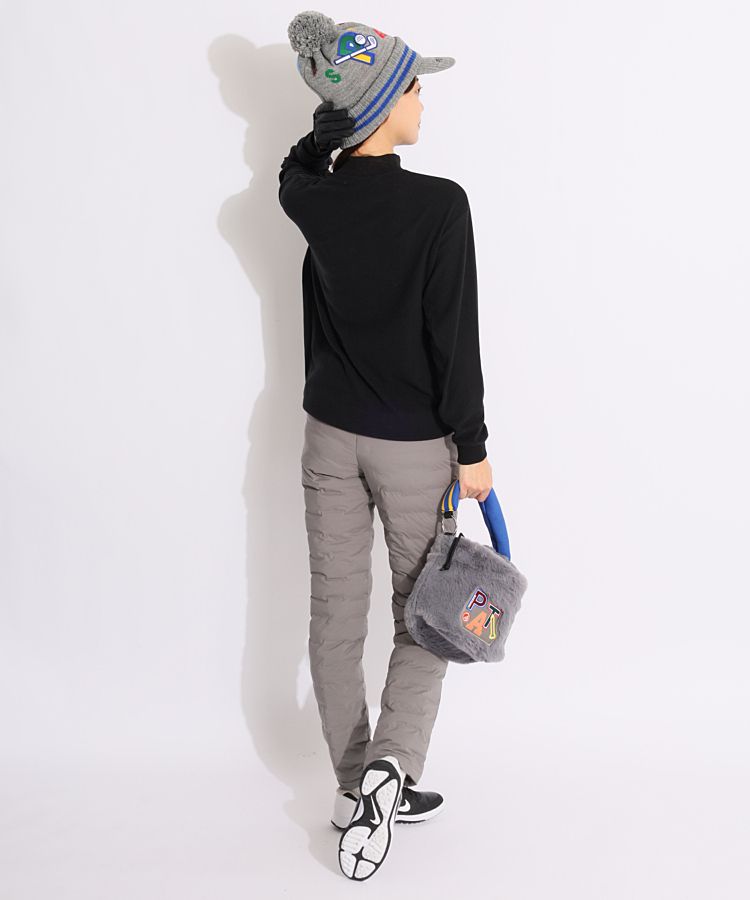 美品 PEARLYGATES カレッジワッペン つば付きニット帽 ユニセックス 美品 PEARLYGATES カレッジワッペン つば付きニット帽 ユニセックス