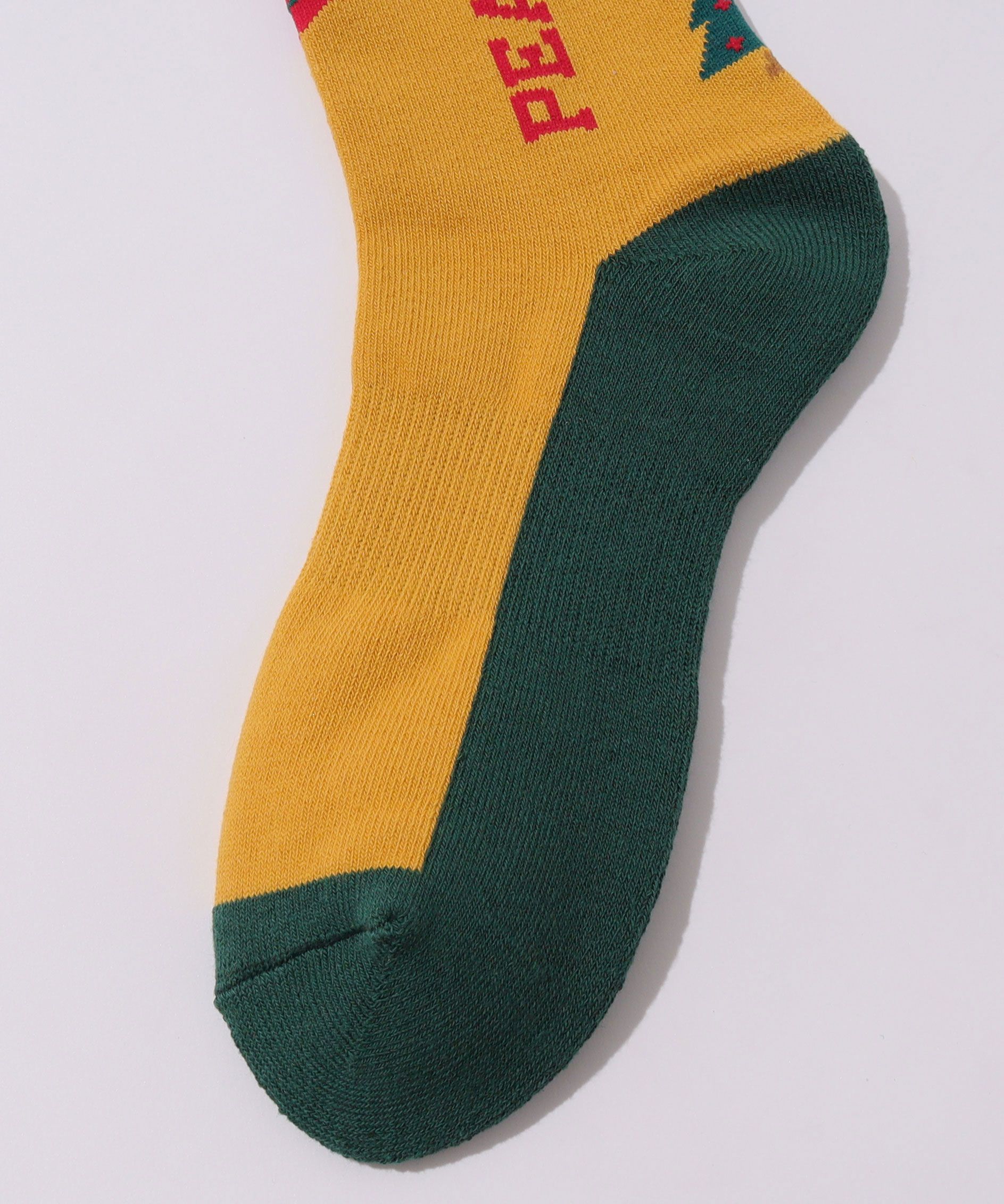 パーリーゲイツ PG 【抗菌防臭】クリスマスギフト柄ミドルソックス