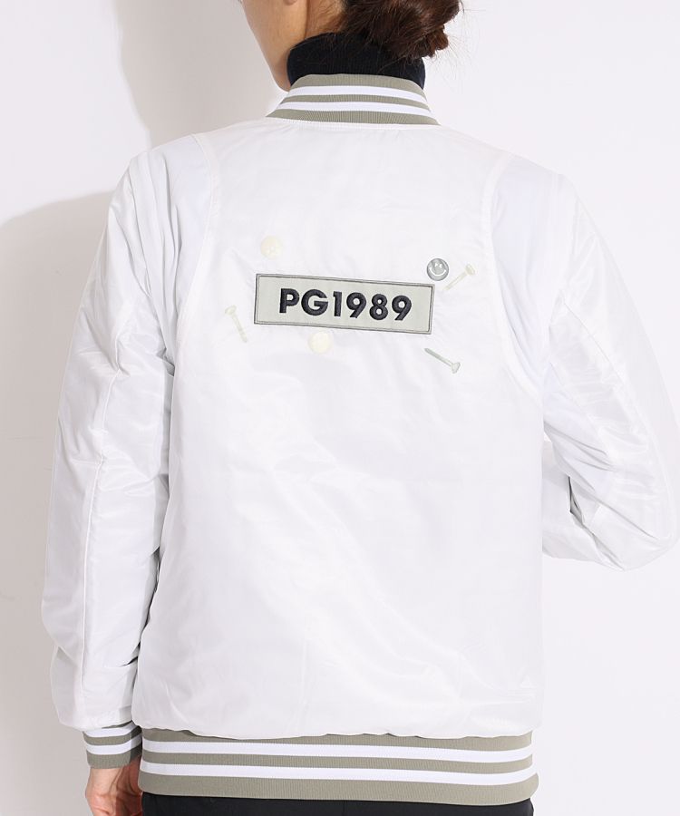 パーリーゲイツ PG 【撥水保温】リバーシブルマルチウェイ中綿ブルゾン