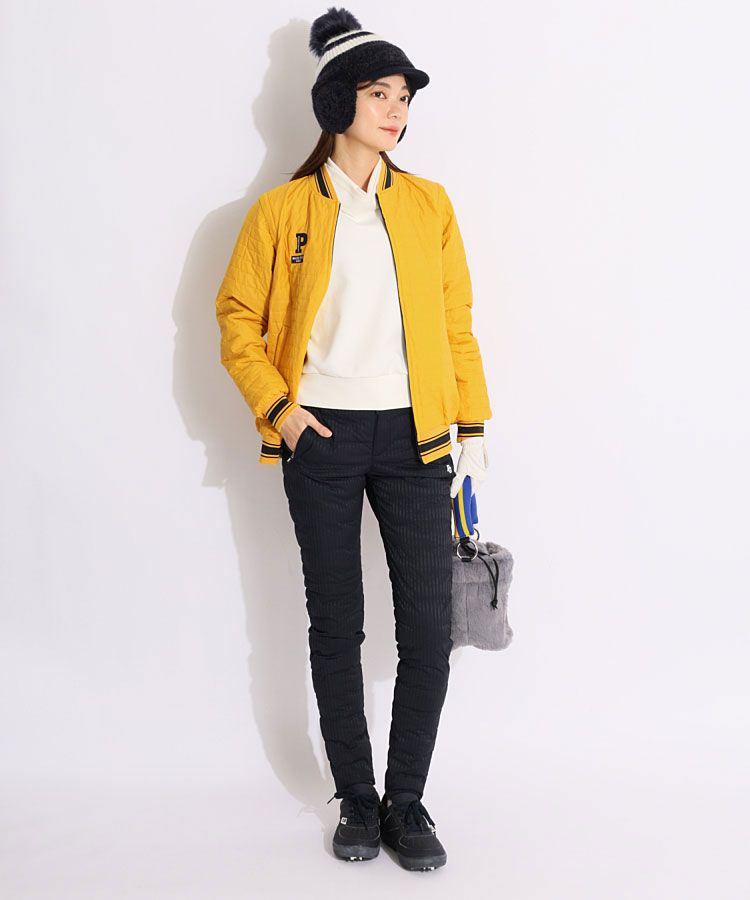 パーリーゲイツ★撥水★リバーシブル★中綿ダブルジップ【レディースサイズ0（S）】 パーリーゲイツ☆撥水☆リバーシブル☆中綿ダブルジップ【レディース