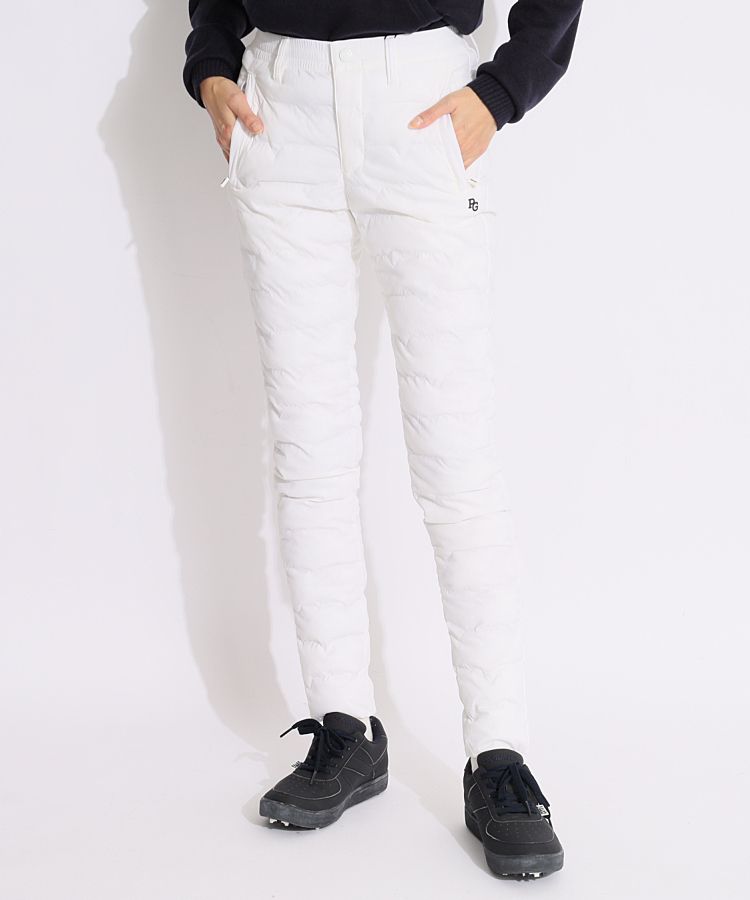 パーリーゲイツ 秋冬用　ロングパンツ　6 中綿パンツ パーリーゲイツパンツ サイズ6 ストレッチ中綿パンツ - メルカリ