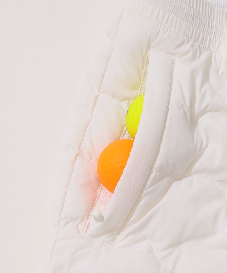 パーリーゲイツ PG 発熱保温ストレッチ中綿パンツ レディースゴルフ