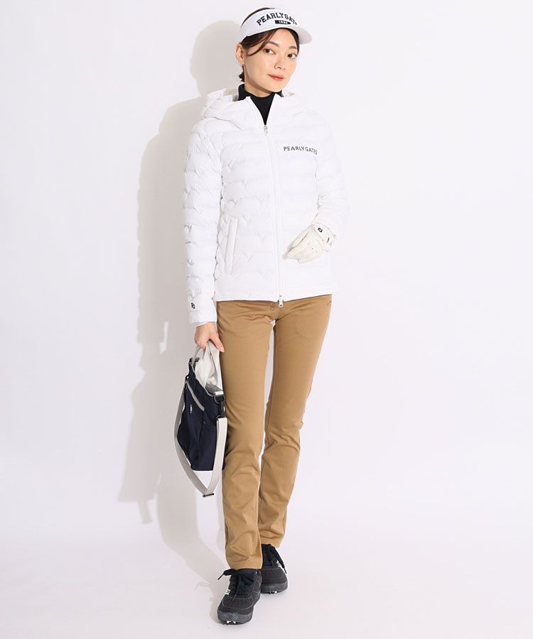 パーリーゲイツ PG 【発熱保温】ロゴプリント中綿ジャケット