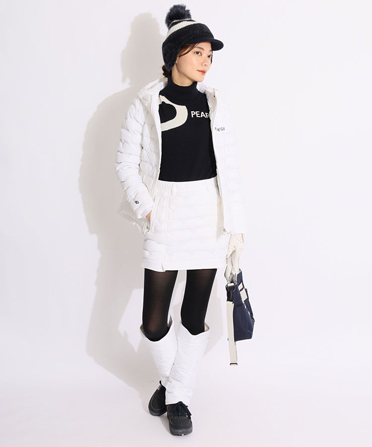 パーリーゲイツ PG 【発熱保温】裾フリル中綿スカート レディース