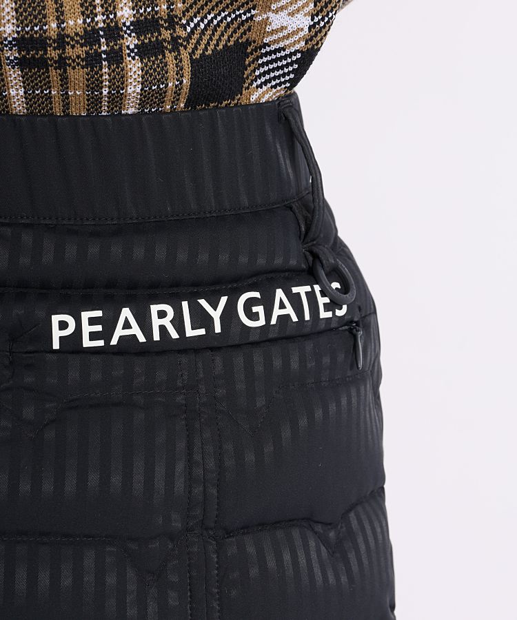 パーリーゲイツ PG 【発熱保温】裾フリル中綿スカート