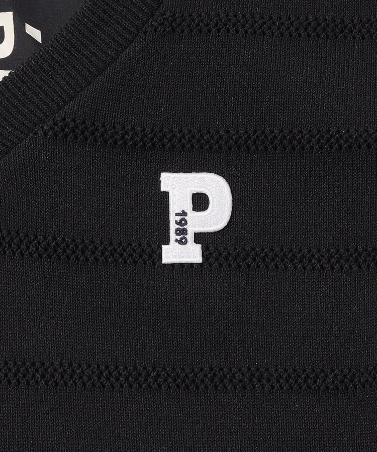 パーリーゲイツ PG リバーシブルVネックニットベスト レディース