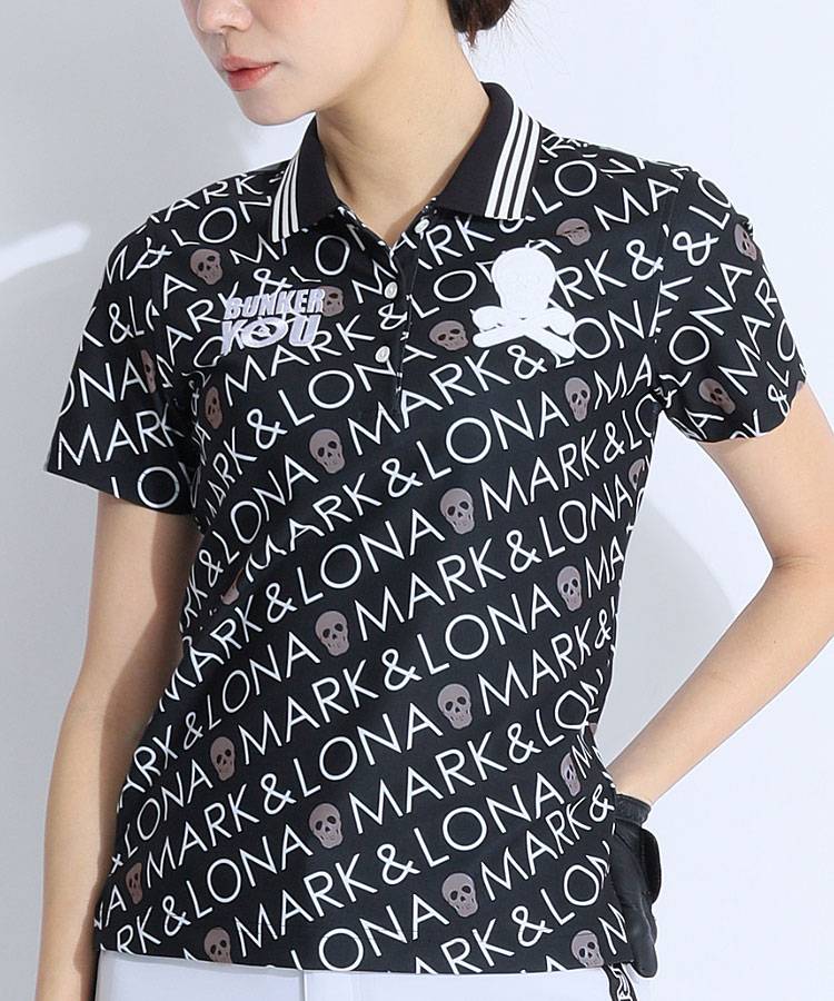 ML 総バイアスロゴ半袖ポロシャツ