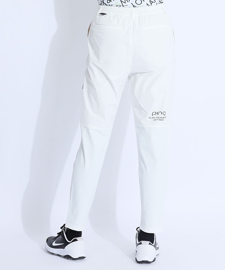 ピン PN コーデュラストレッチテーパードパンツ レディース